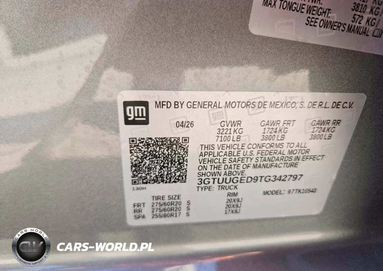 2026 GMC Sierra K1500 Denali VIN:3GTUUGED9TG342797 - 12