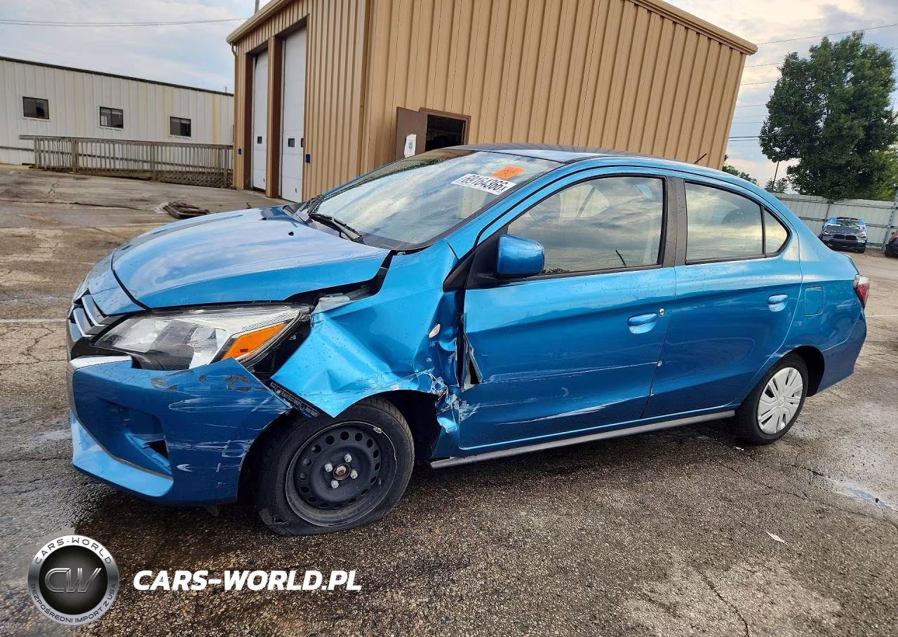 2021 Mitsubishi Mirage G4 Es VIN:ML32FUFJ2MHF00592 - 1