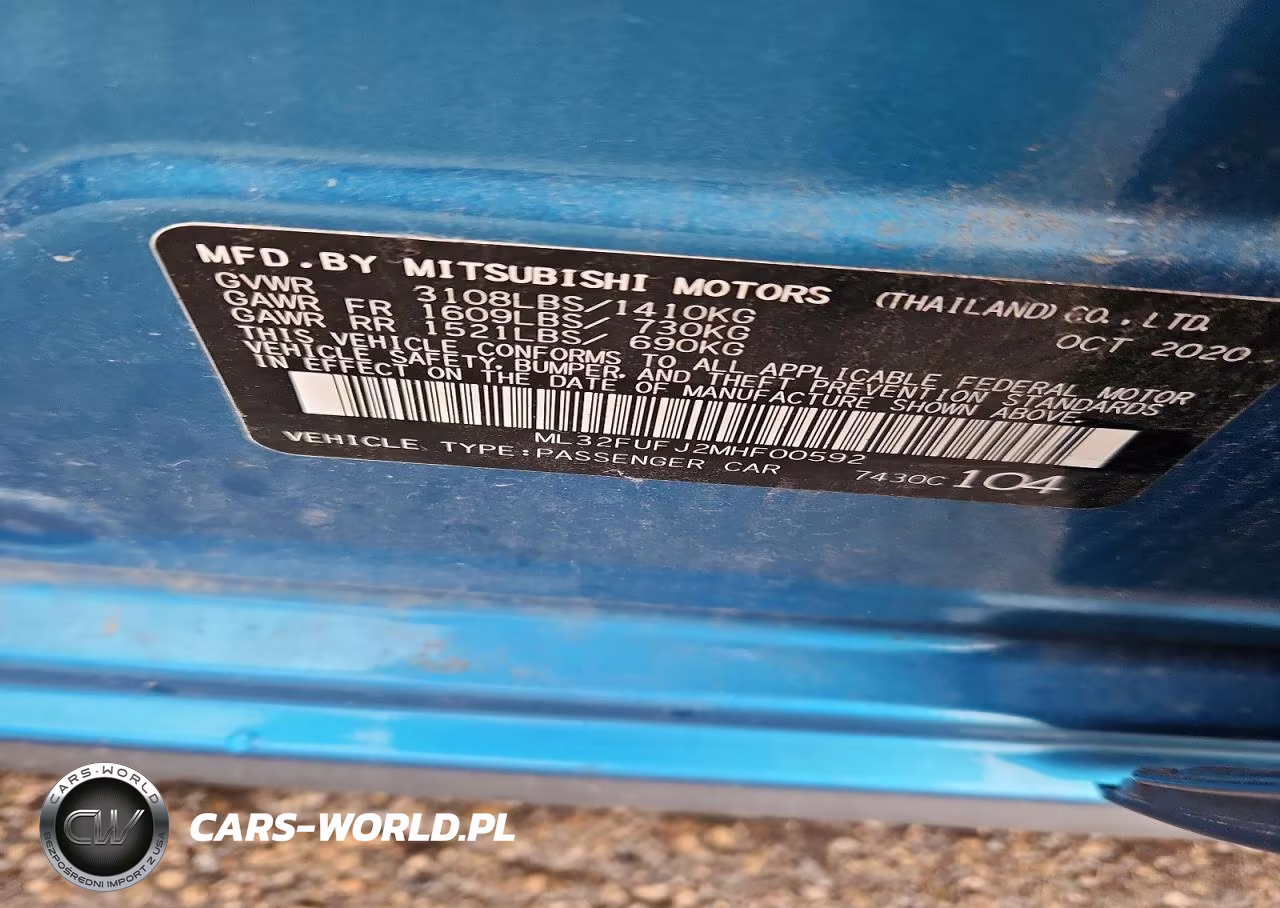 2021 Mitsubishi Mirage G4 Es VIN:ML32FUFJ2MHF00592 - 12