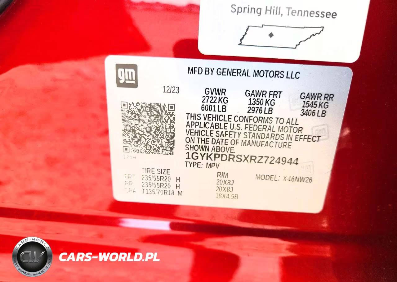 2024 Cadillac Xt6 Premium Luxury VIN:1GYKPDRSXRZ724944 - 13
