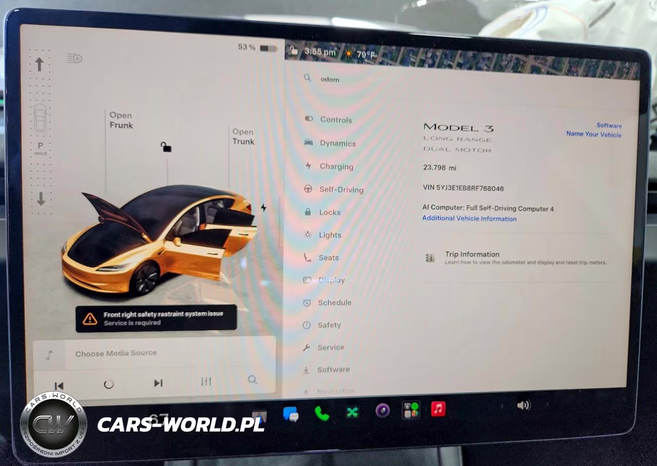 2024 Tesla Model 3 VIN:5YJ3E1EB8RF768046 - 9