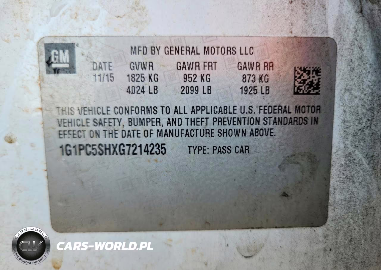 2016 Chevrolet Cruze Limited Ls VIN:1G1PC5SHXG7214235 - 12