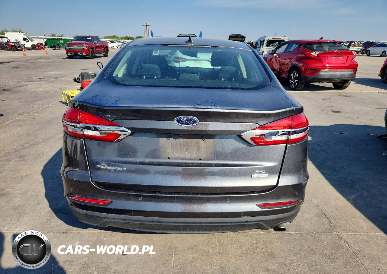 2019 Ford Fusion Se VIN:3FA6P0HD8KR215521 - 6