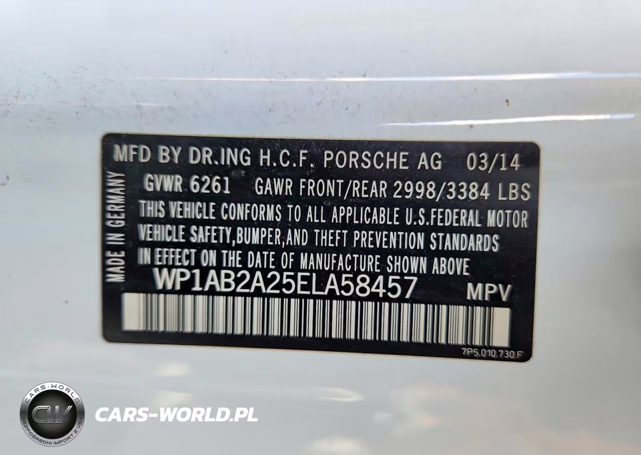 2014 Porsche Cayenne S VIN:WP1AB2A25ELA58457 - 13