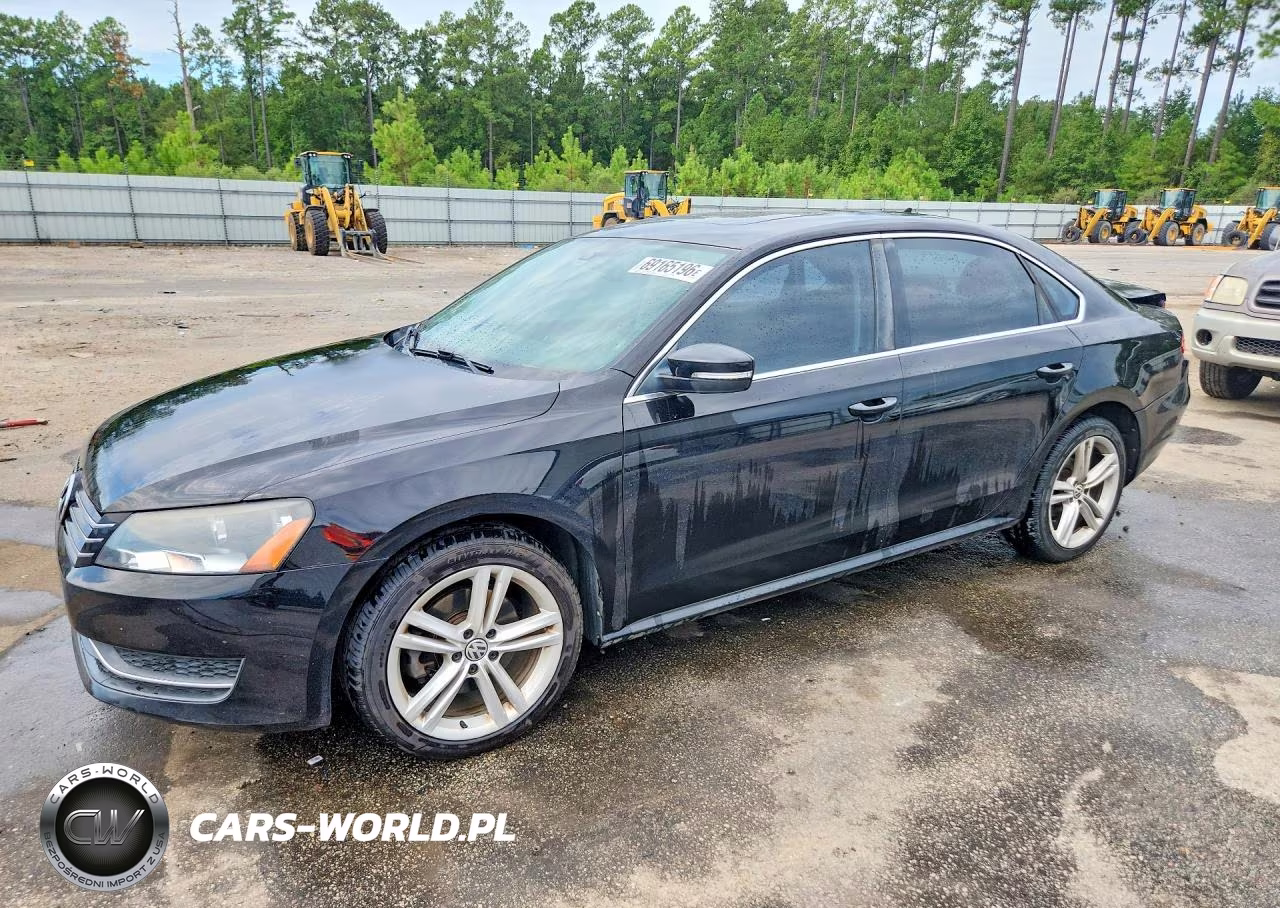 2014 Volkswagen Passat Se VIN:1VWBS7A32EC091697 - 1