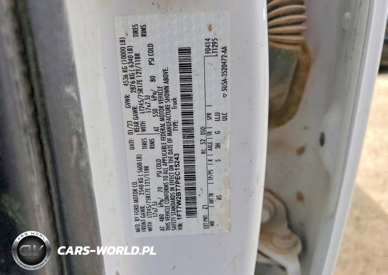 2023 Ford F250 VIN:1FT7W2BT7PEC15243 - 13