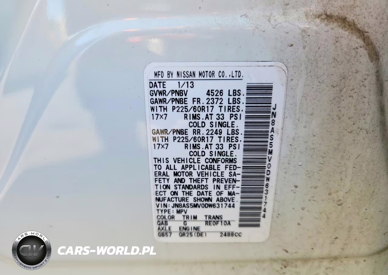 2013 Nissan Rogue S VIN:JN8AS5MV0DW631744 - 12