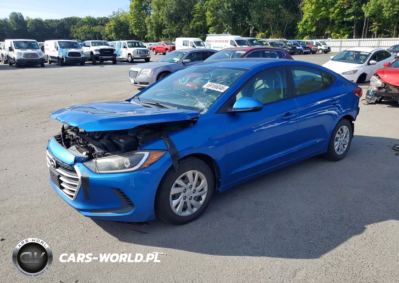 2017 Hyundai Elantra Se VIN:KMHD74LF3HU136269 - 1