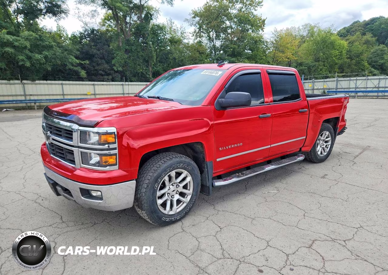 2014 Chevrolet Silverado K1500 Lt VIN:3GCUKREC9EG205323 - 1