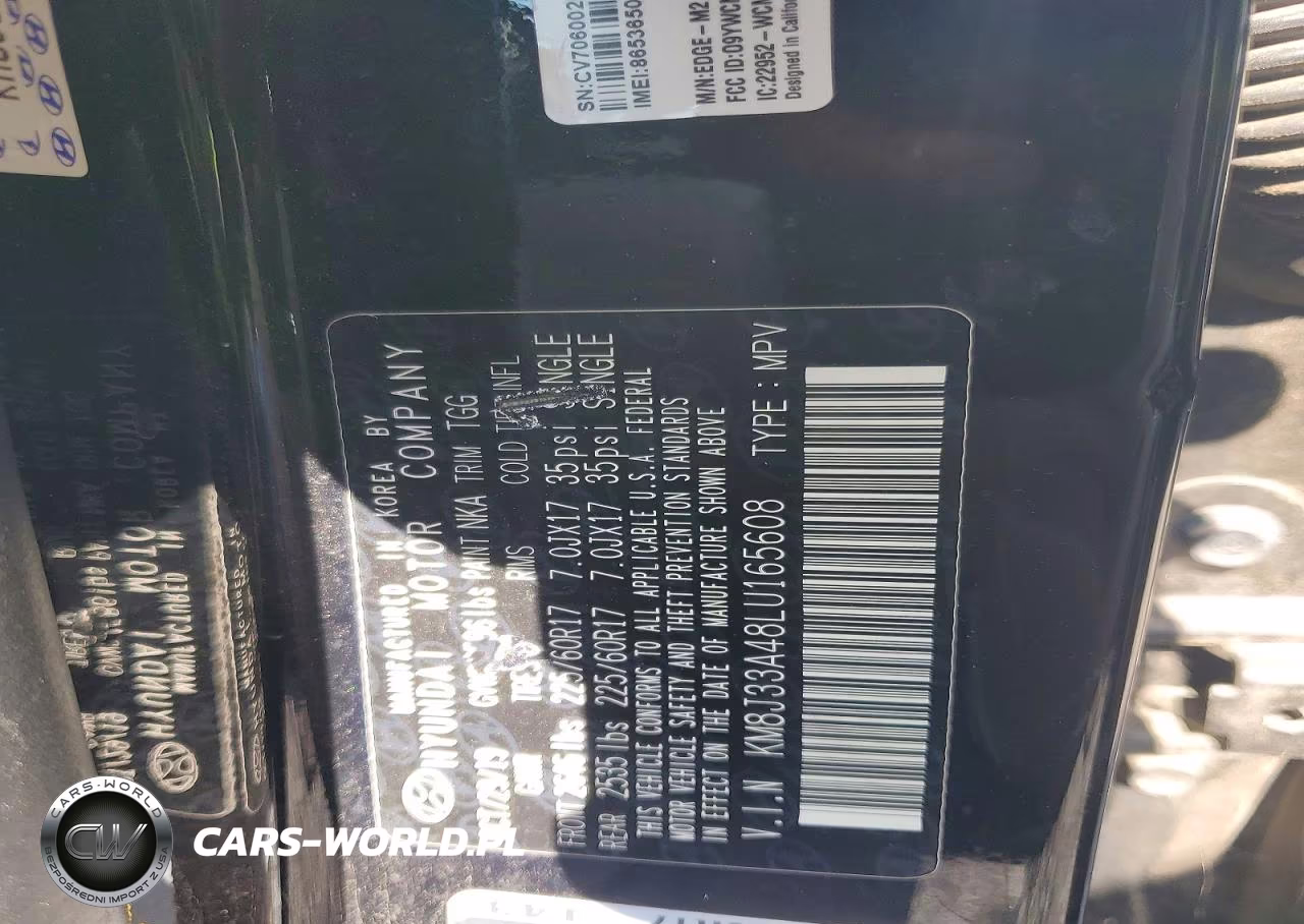 2020 Hyundai Tucson Value VIN:KM8J33A48LU165608 - 13