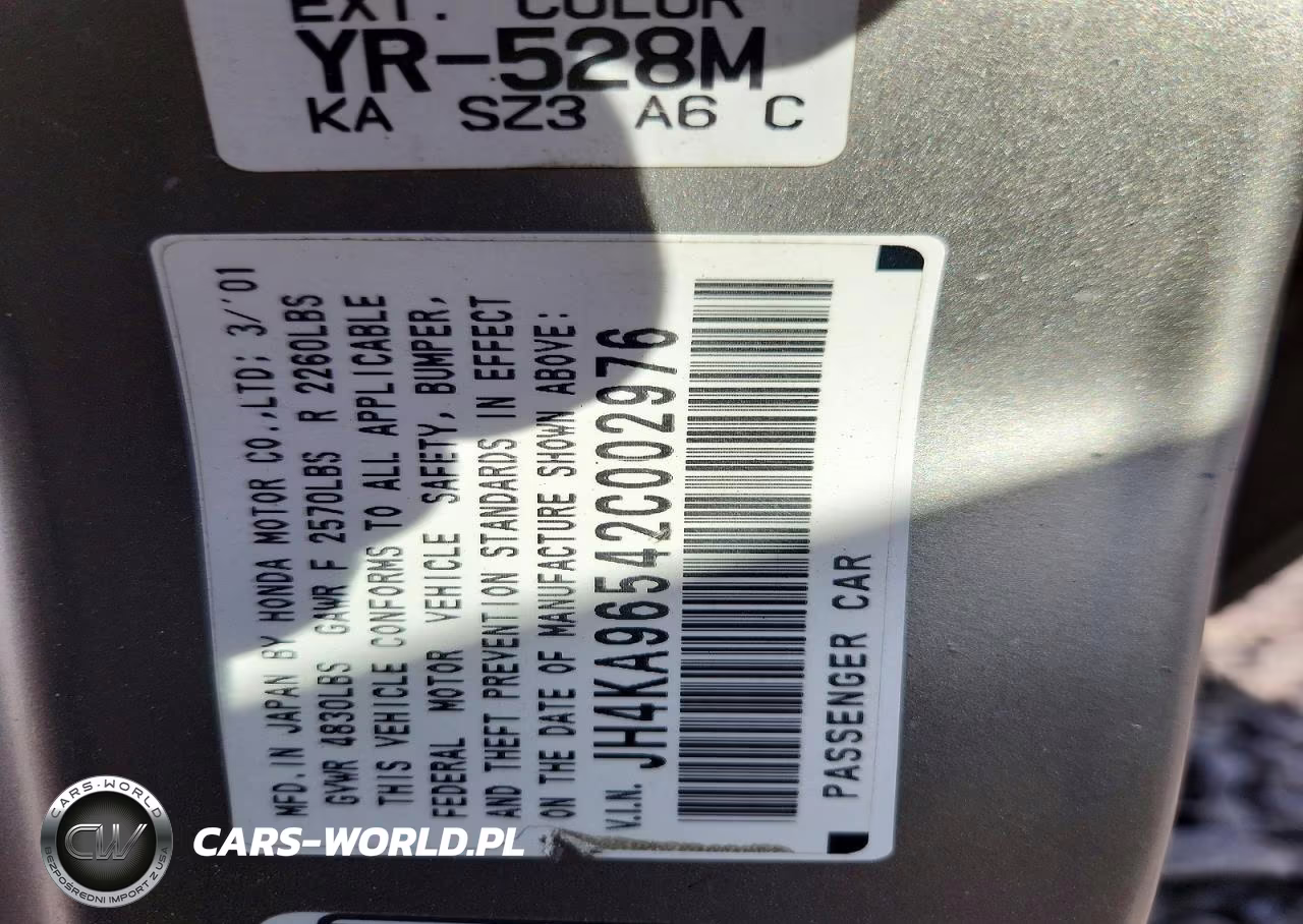 2002 Acura 3.5Rl VIN:JH4KA96542C002976 - 12