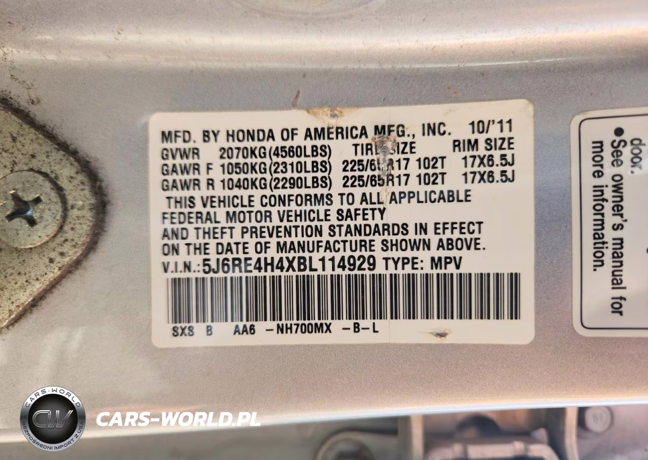2011 Honda Cr-V Se VIN:5J6RE4H4XBL114929 - 13