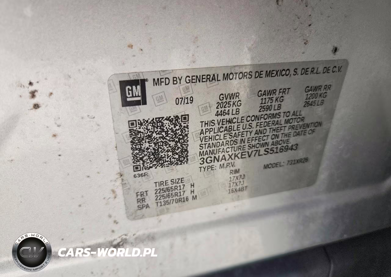 2020 Chevrolet Equinox Lt VIN:3GNAXKEV7LS516943 - 13