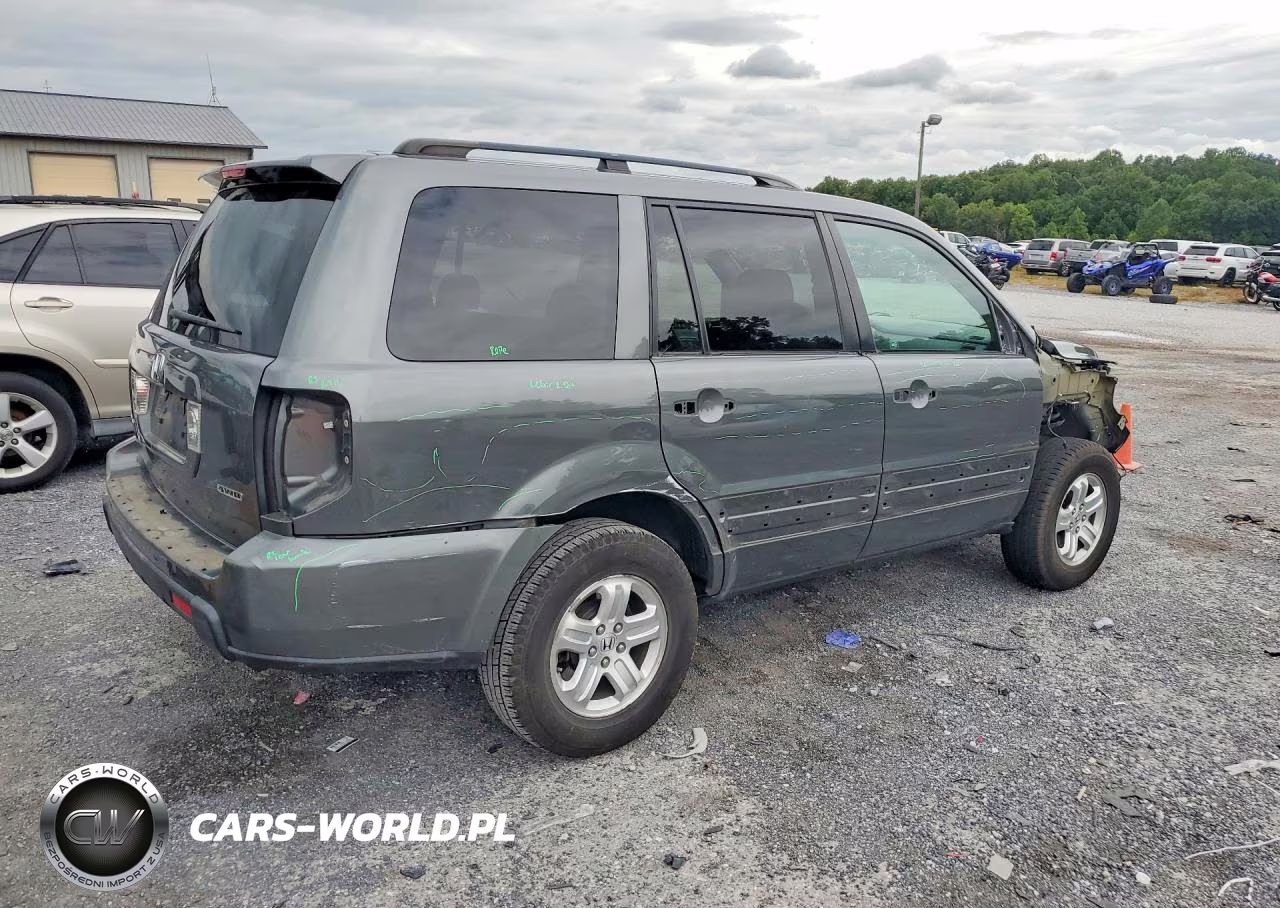 2008 Honda Pilot Vp VIN:5FNYF18248B046814 - 3
