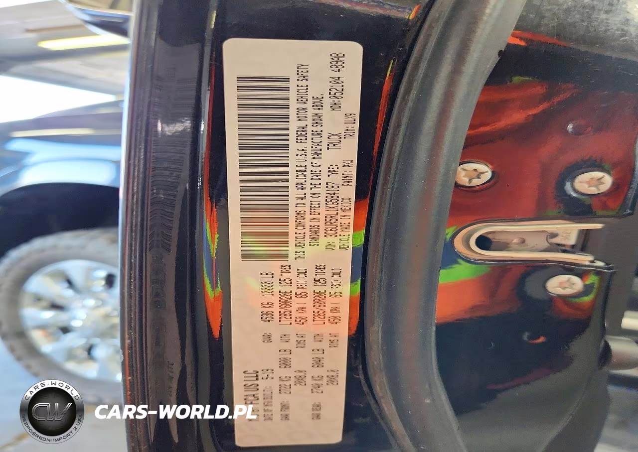 2019 Ram 2500 Limited VIN:3C6UR5RL1KG584187 - 12