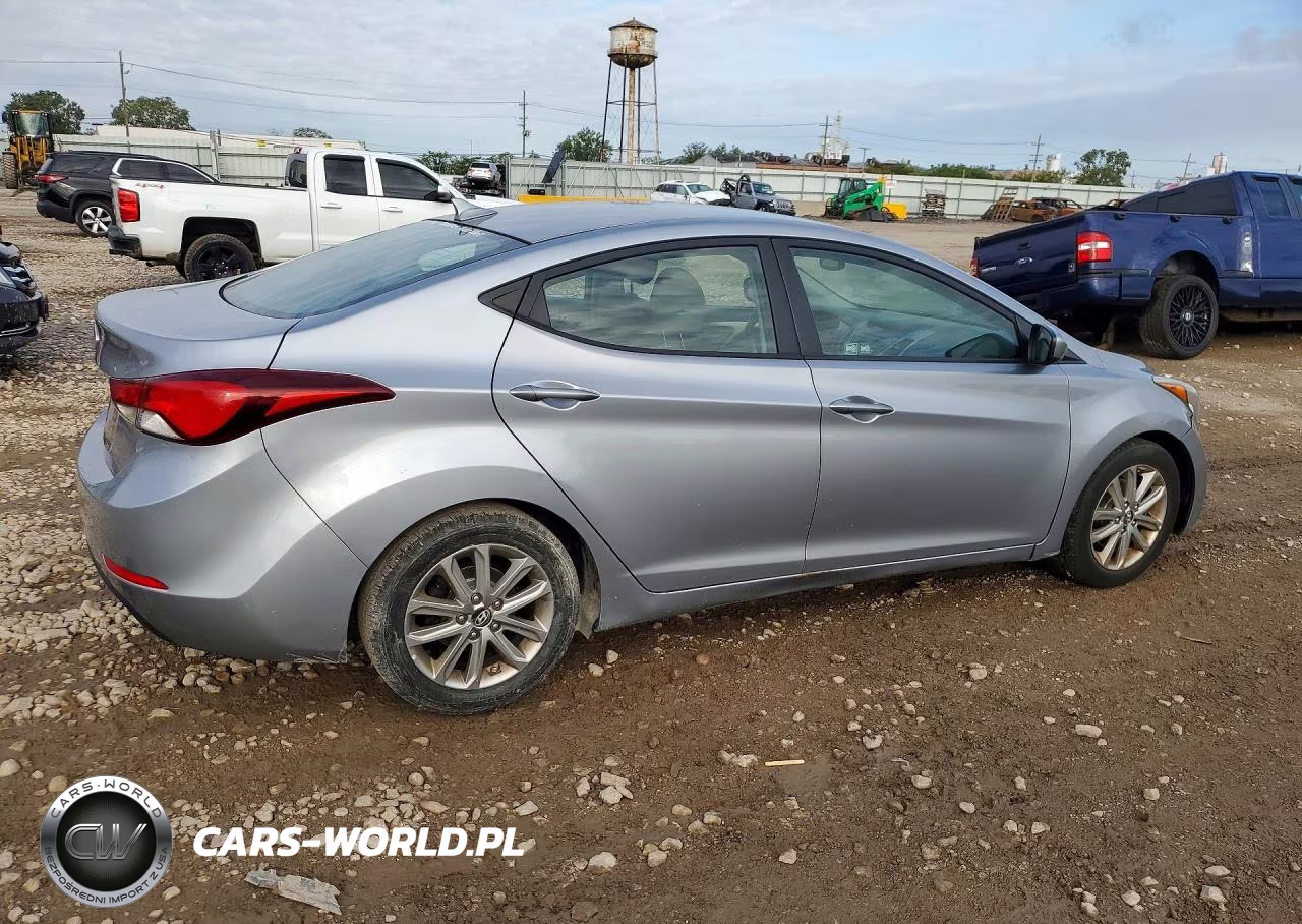 2015 Hyundai Elantra Se VIN:5NPDH4AE8FH550554 - 3