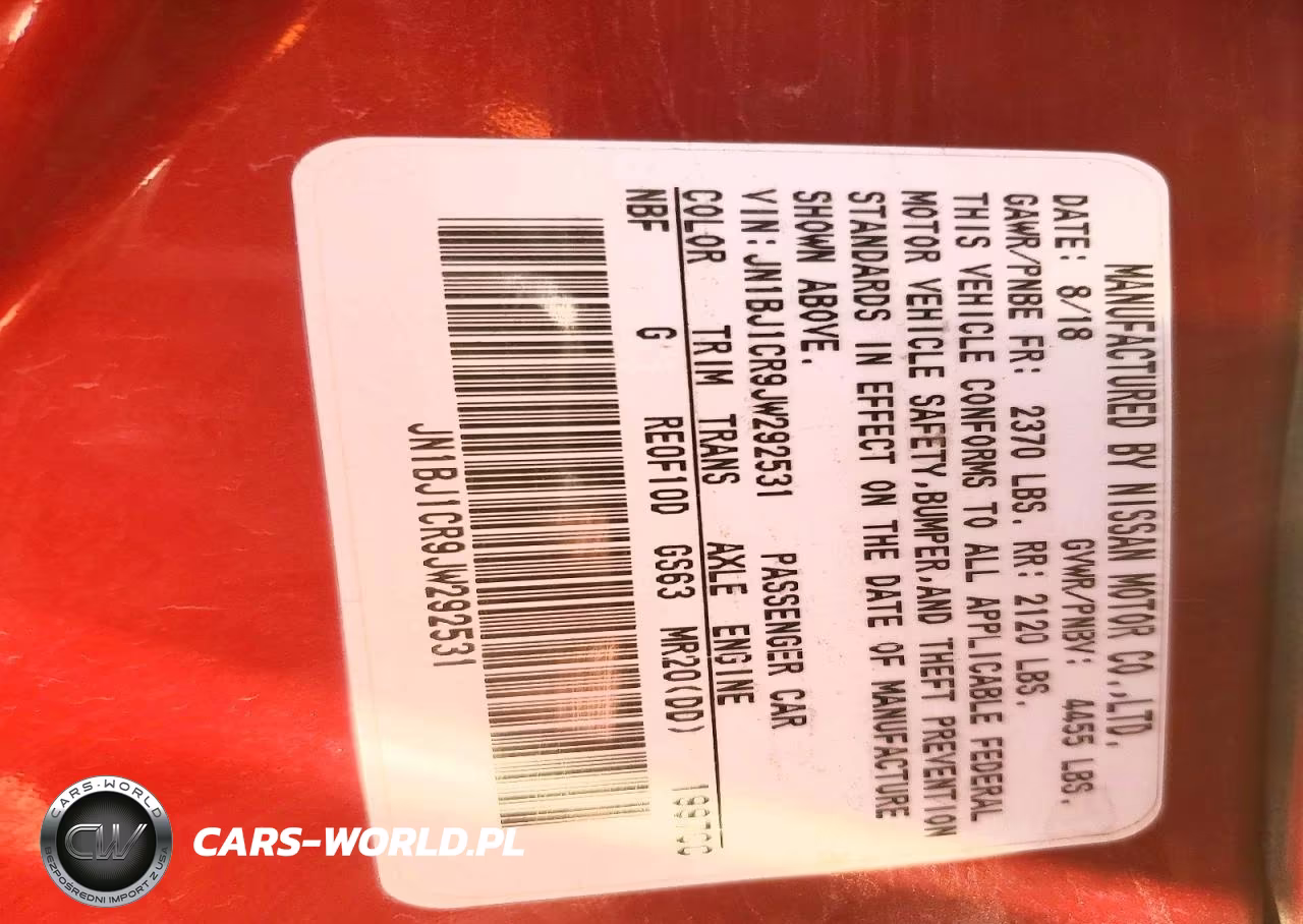 2018 Nissan Rogue Sport Sv VIN:JN1BJ1CR9JW292531 - 13