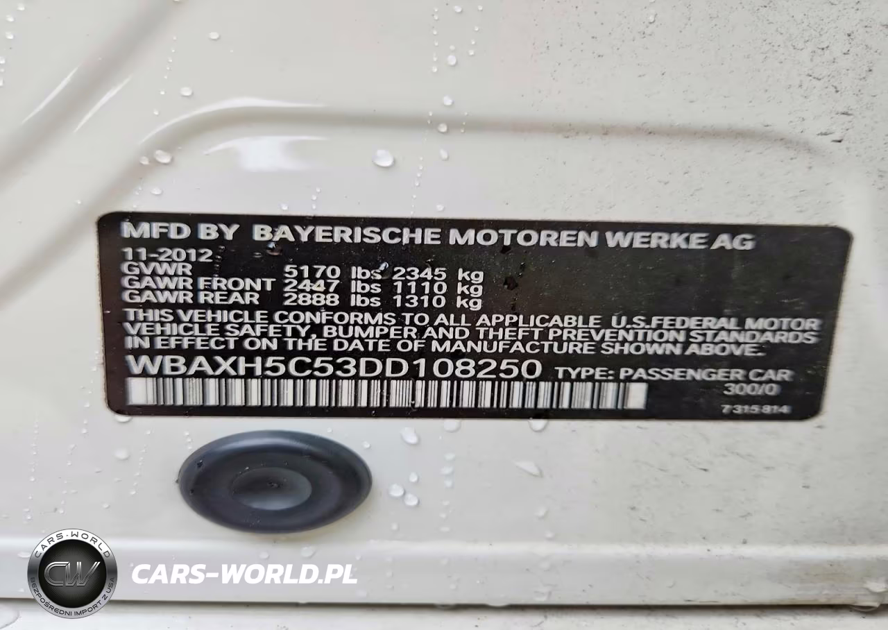 2013 BMW 528 Xi VIN:WBAXH5C53DD108250 - 12