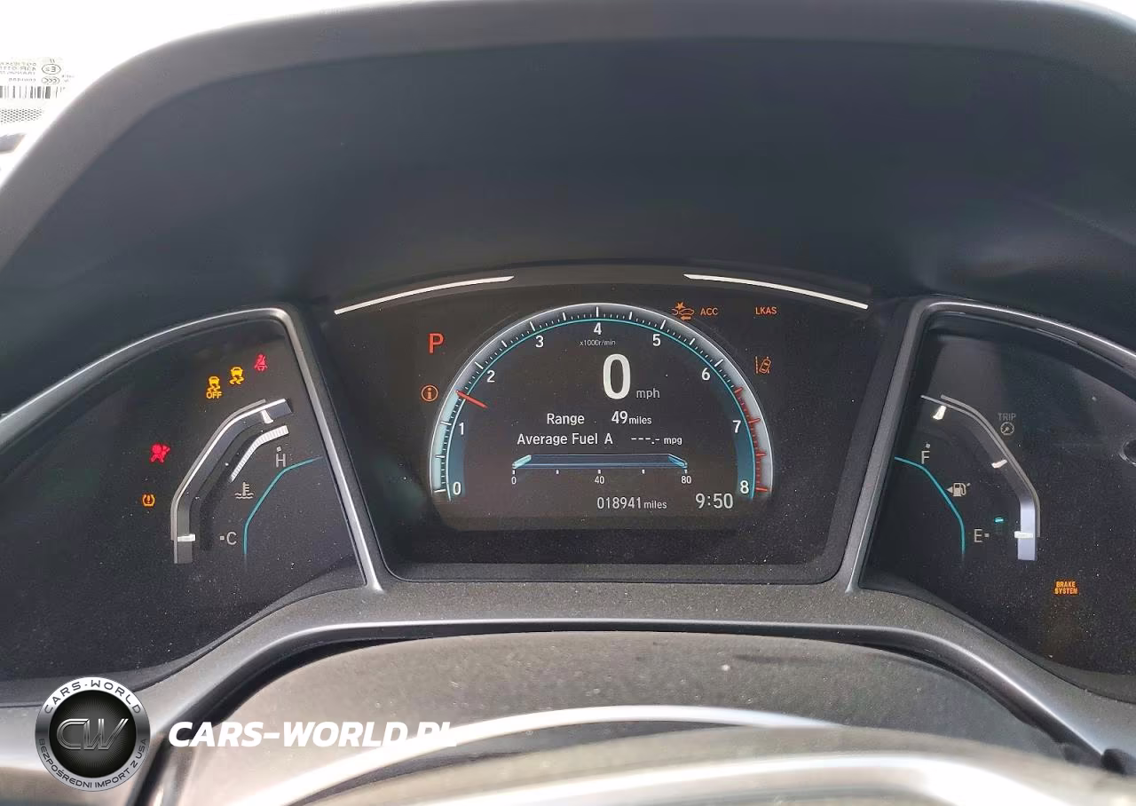 2020 Honda Civic Ex VIN:19XFC1F33LE207454 - 9