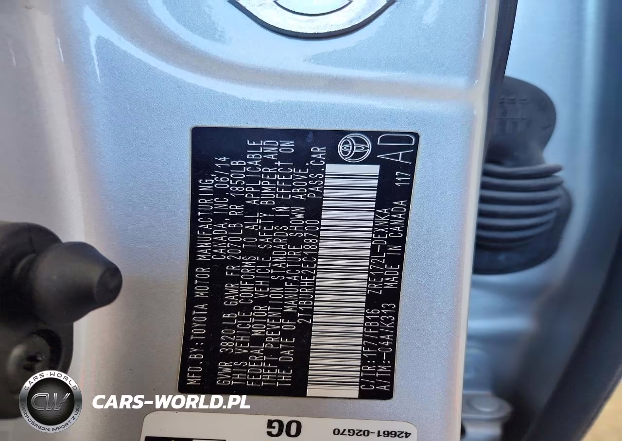 2014 Toyota Corolla Le Plus VIN:2T1BURHE2EC188700 - 12