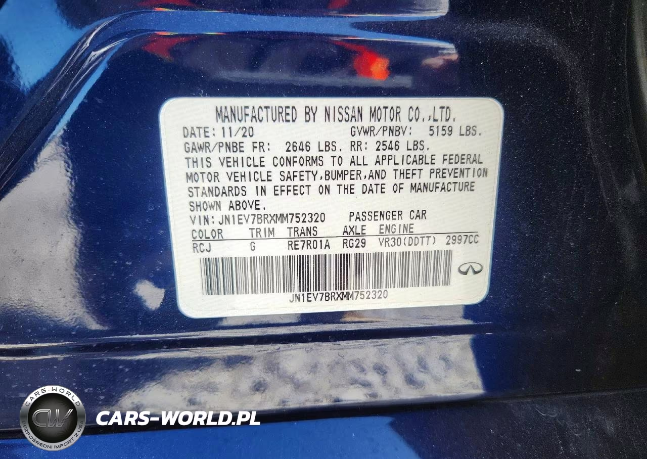 2021 Infiniti Q50 Luxe VIN:JN1EV7BRXMM752320 - 12