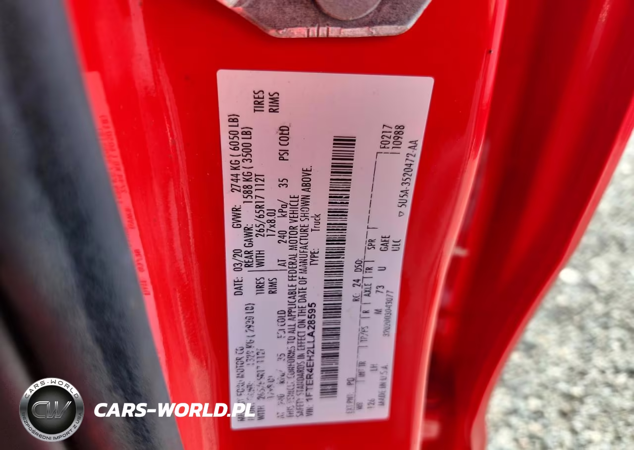 2020 Ford Ranger Xl VIN:1FTER4EH2LLA28595 - 12