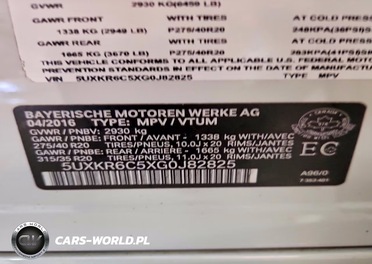 2016 BMW X5 xDrive50I VIN:5UXKR6C5XG0J82825 - 13