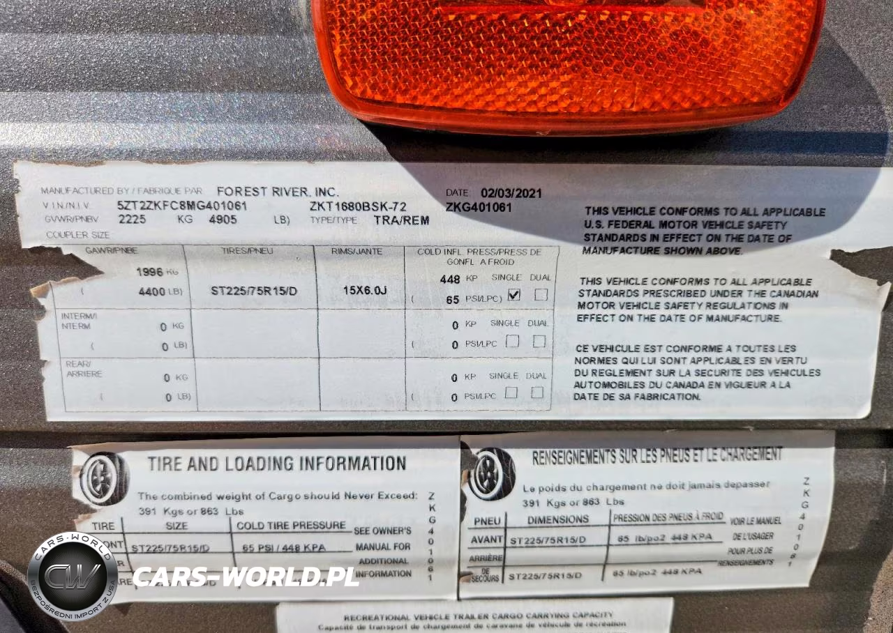 2021 Forest River Ozark Camper VIN:5ZT2ZKFC8MG401061 - 10