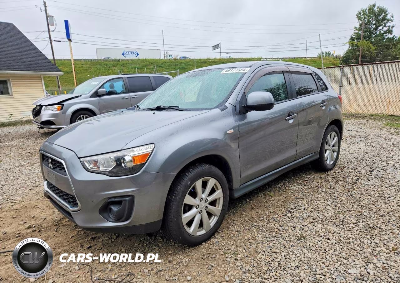 2014 Mitsubishi Outlander Sport Es VIN:4A4AP3AU0EE014292 - 1