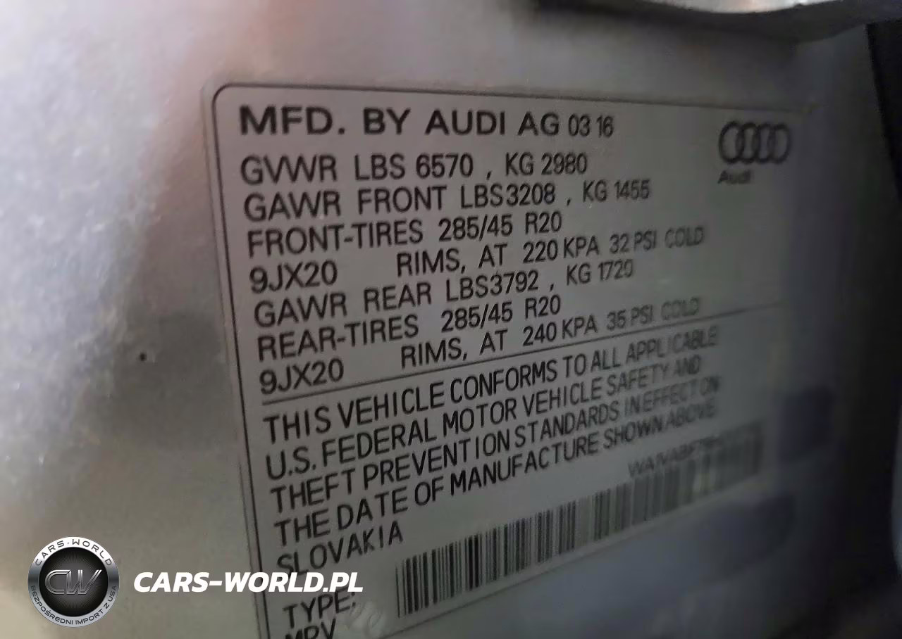 2017 Audi Q7 Prestige VIN:WA1VABF79HD011192 - 12