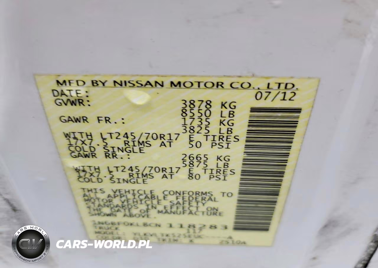 2012 Nissan Nv 1500 S Delivery Van VIN:1N6BF0KL8CN118283 - 13