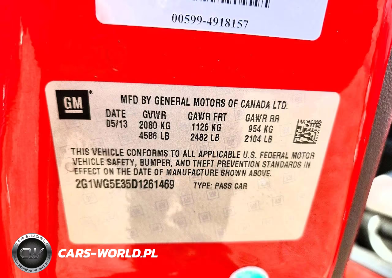 2013 Chevrolet Impala Lt VIN:2G1WG5E35D1261469 - 12