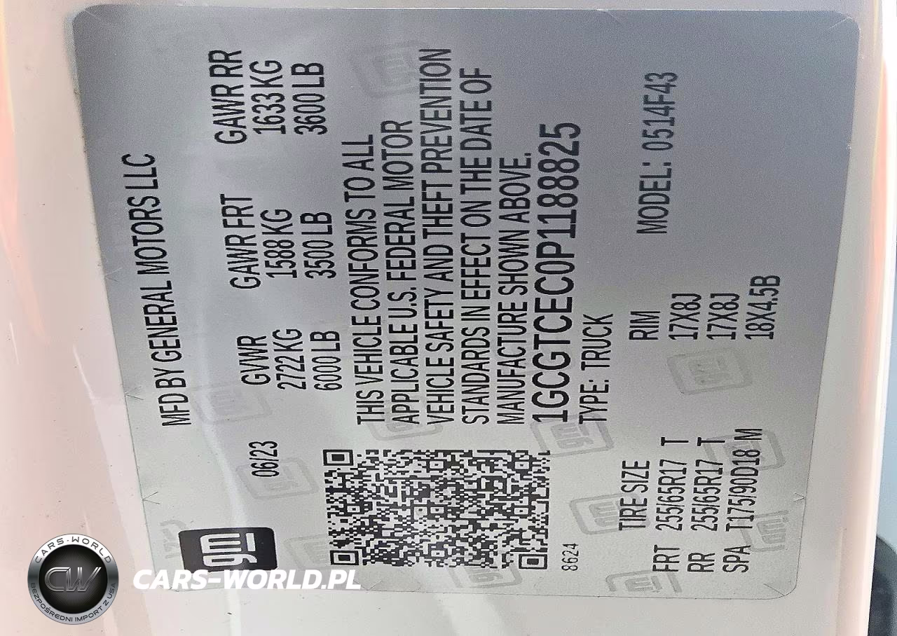 2023 Chevrolet Colorado Lt VIN:1GCGTCEC0P1188825 - 12