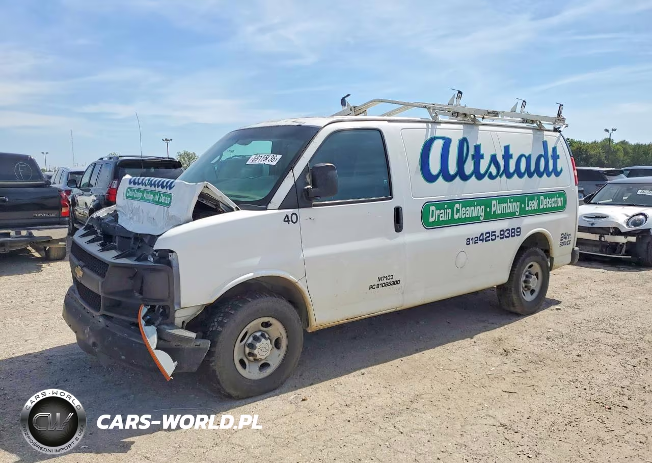 2014 Chevrolet Express 2500 Cargo Delivery Van VIN:1GCWGFBA1E1185031 - 1