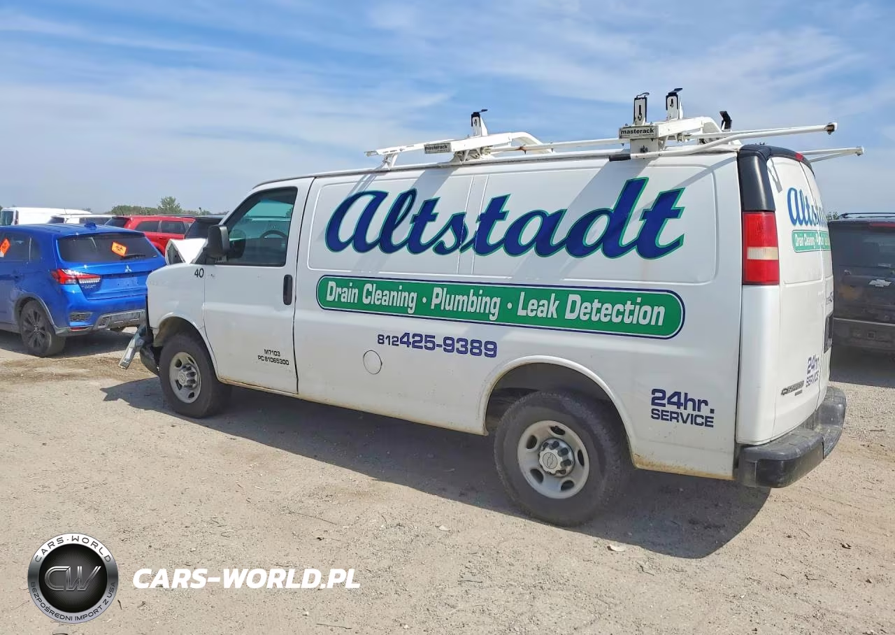 2014 Chevrolet Express 2500 Cargo Delivery Van VIN:1GCWGFBA1E1185031 - 2