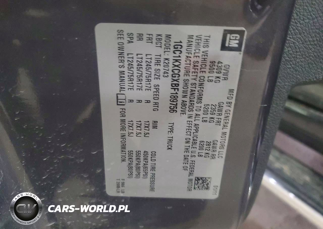 2011 Chevrolet Silverado K2500 Heavy Duty Lt VIN:1GC1KXCGXBF189756 - 12