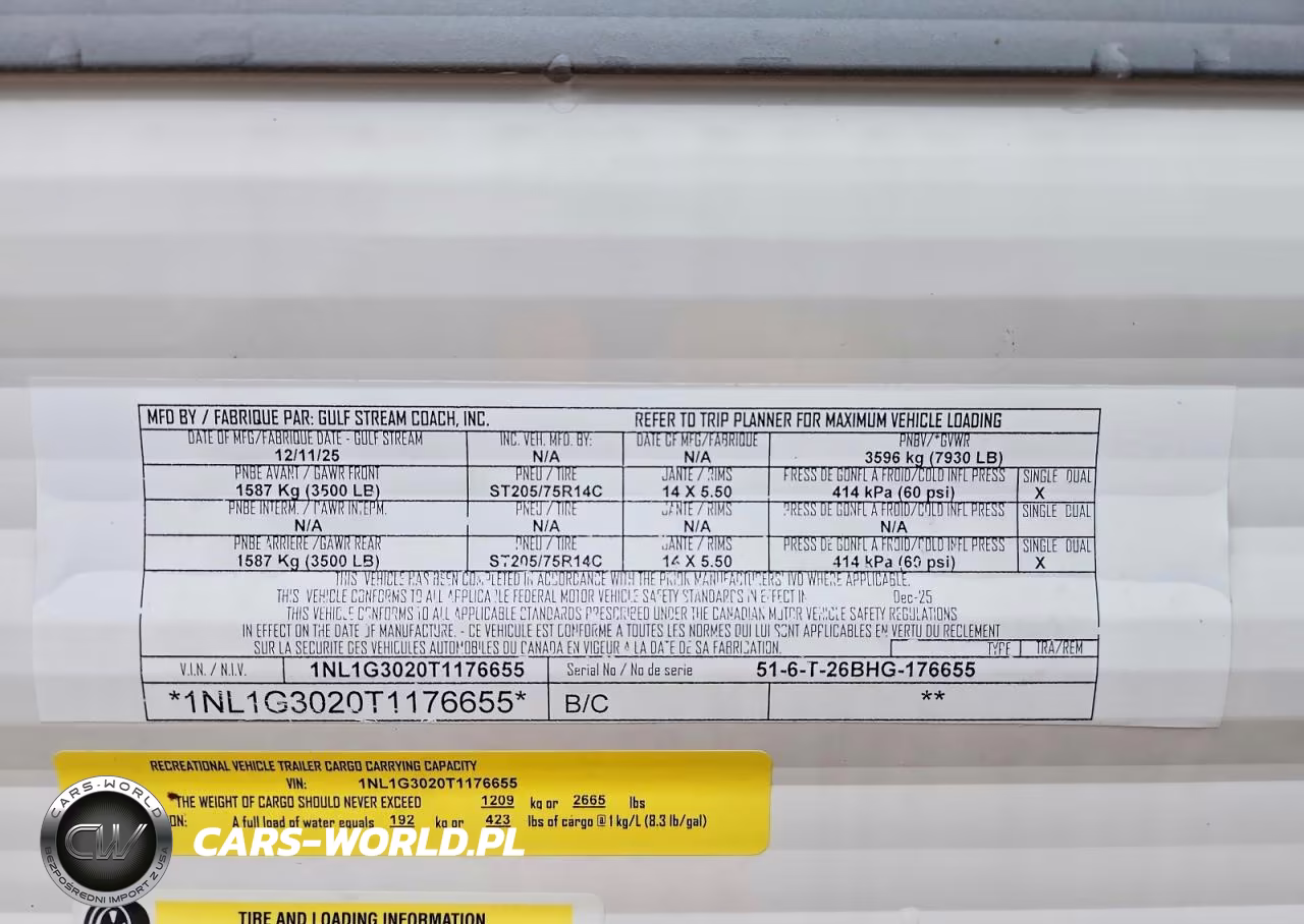 2026 Gulf Craft Inc. 51-6-T-26Bhg VIN:1NL1G3020T1176655 - 10