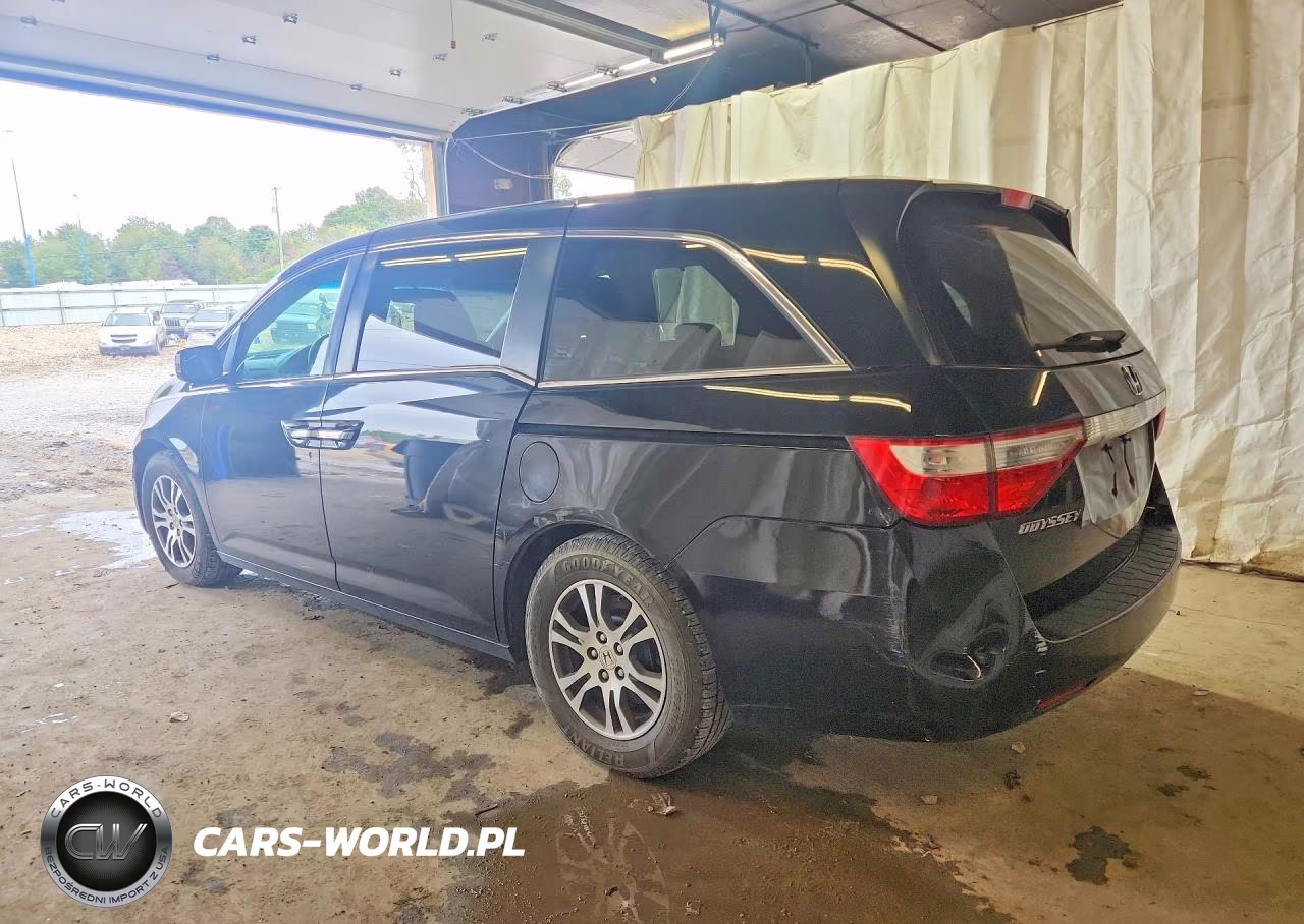 2012 Honda Odyssey Exl VIN:5FNRL5H61CB002267 - 2