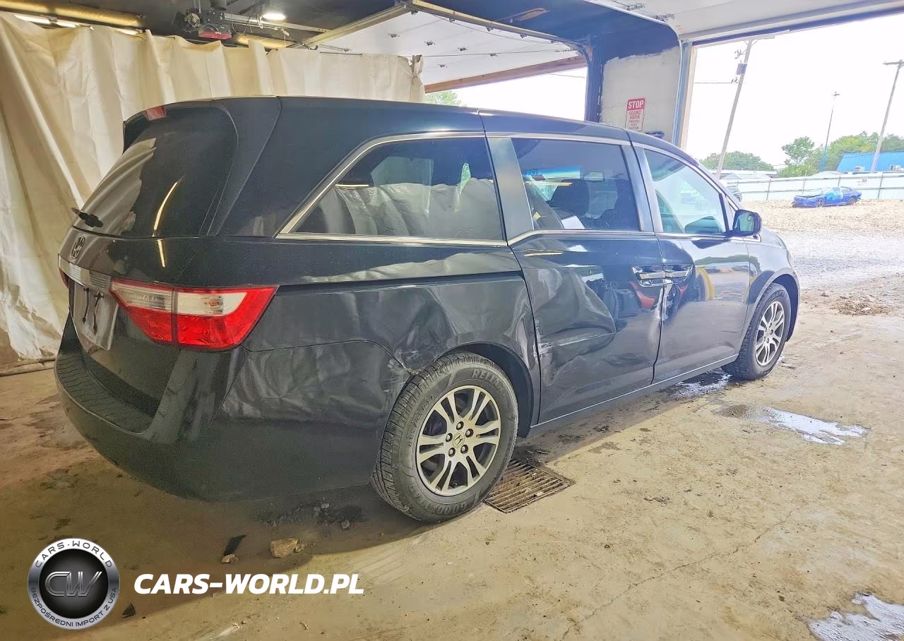 2012 Honda Odyssey Exl VIN:5FNRL5H61CB002267 - 3