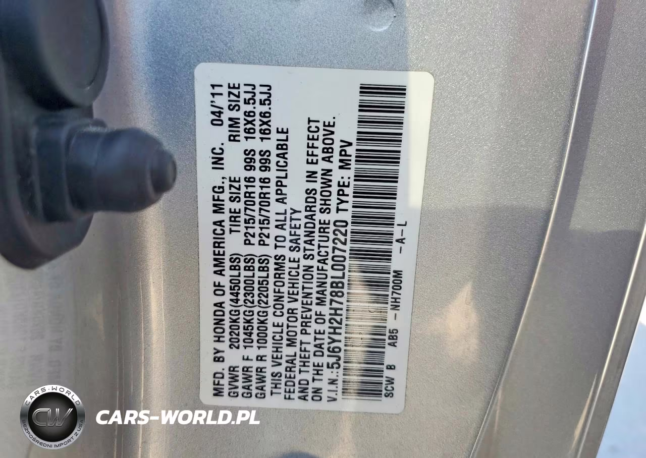 2011 Honda Element Ex VIN:5J6YH2H78BL007220 - 13