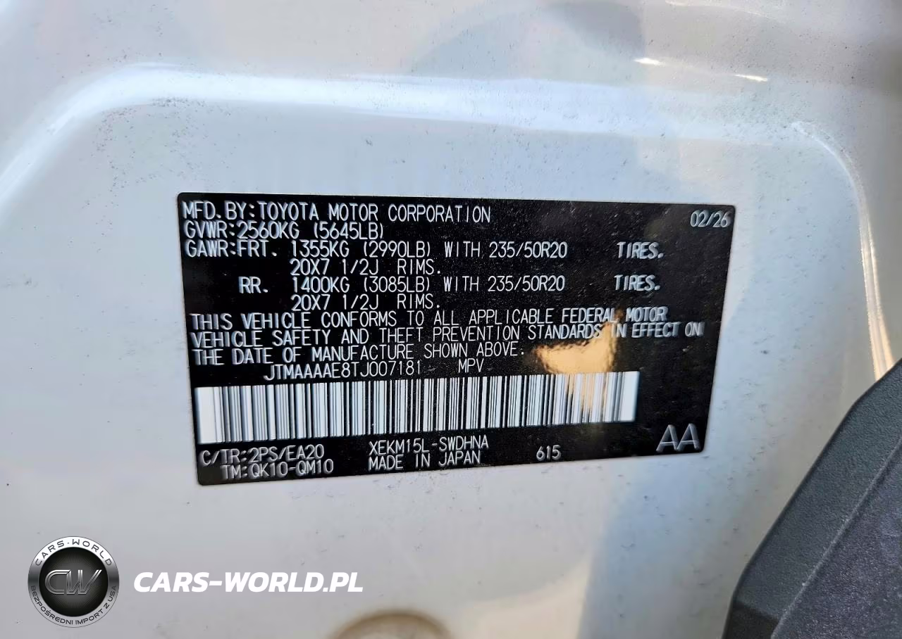2026 Subaru Uncharted Sport VIN:JTMAAAAE8TJ007181 - 13