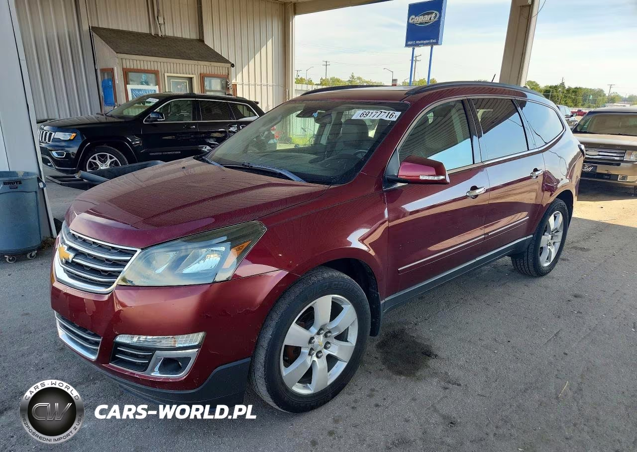 2015 Chevrolet Traverse Ltz VIN:1GNKRJKD6FJ369685 - 1