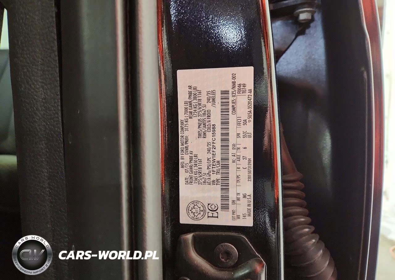 2015 Ford F150 Supercrew VIN:1FTEW1EF2FFC15988 - 12