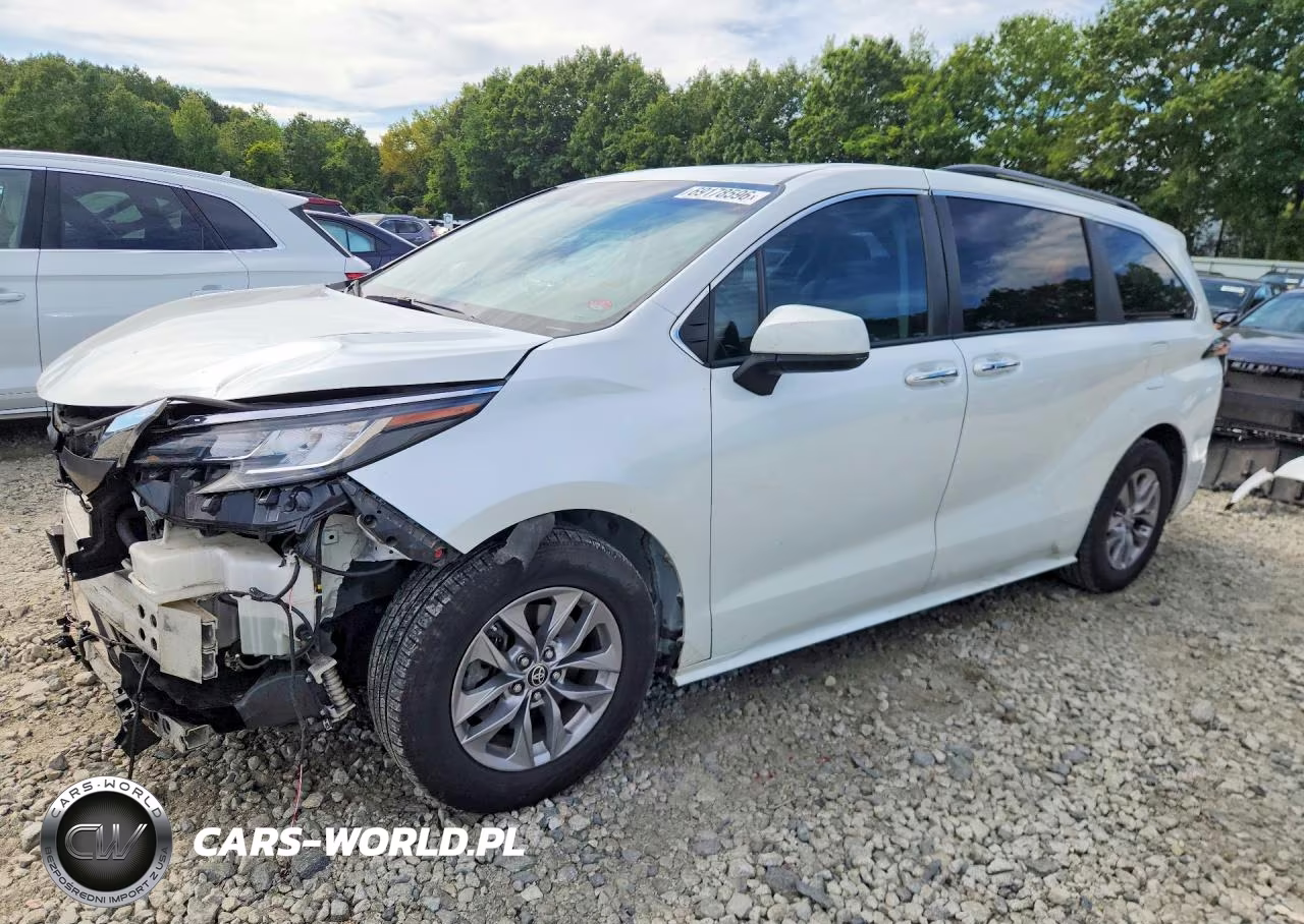 2022 Toyota Sienna Xle VIN:5TDJSKFC7NS048529 - 1