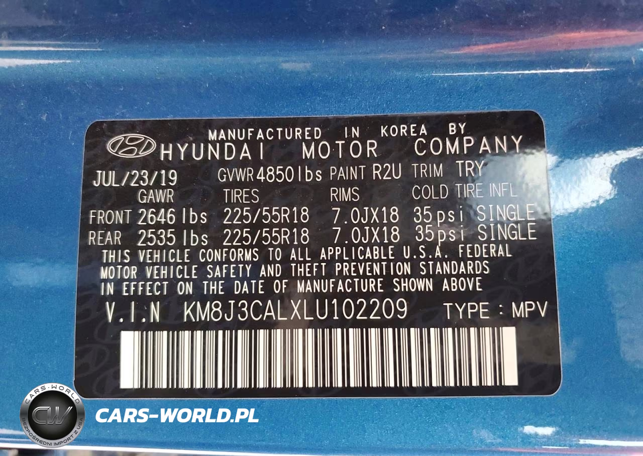 2020 Hyundai Tucson Ultimate VIN:KM8J3CALXLU102209 - 13