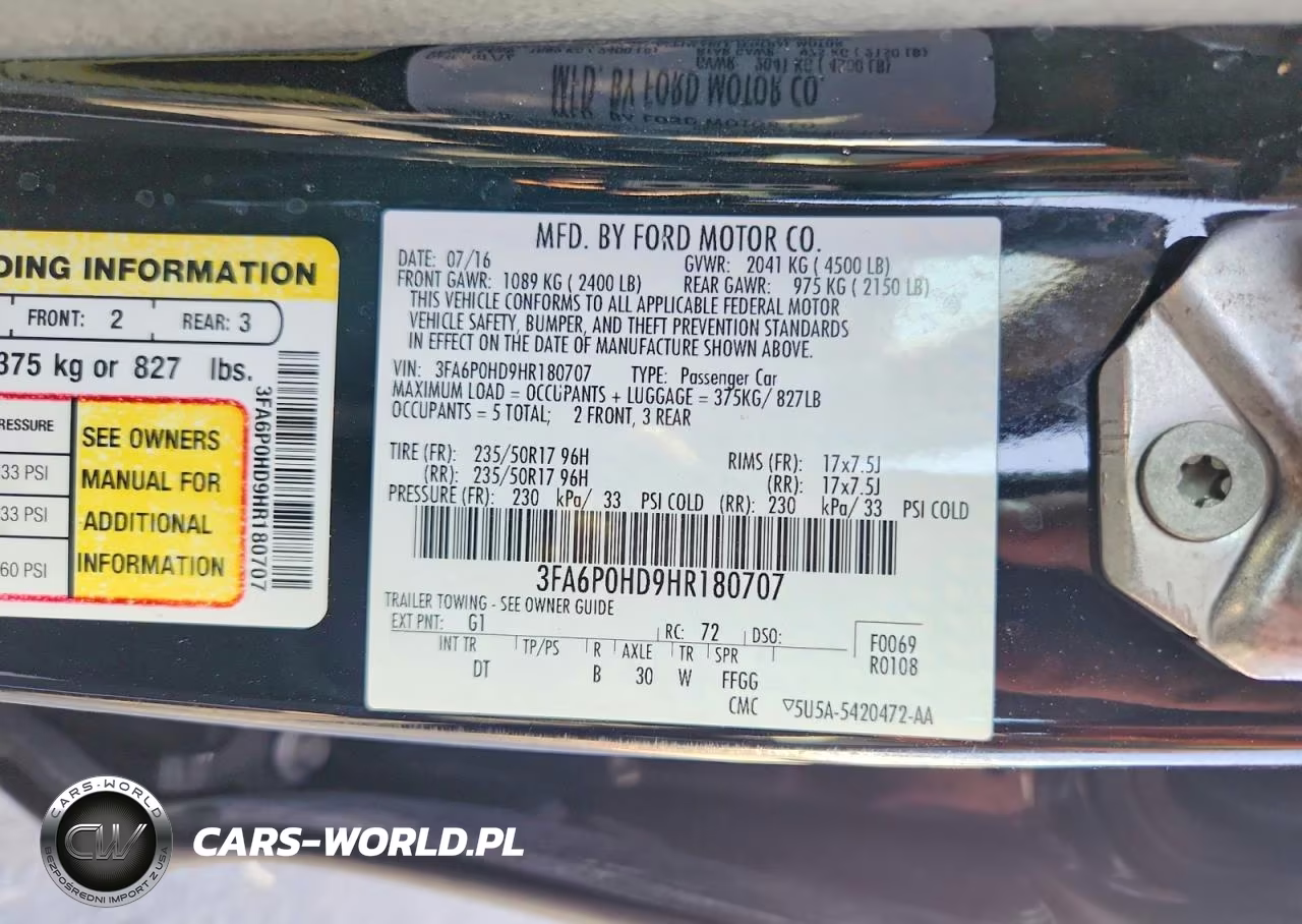 2017 Ford Fusion Se VIN:3FA6P0HD9HR180707 - 12