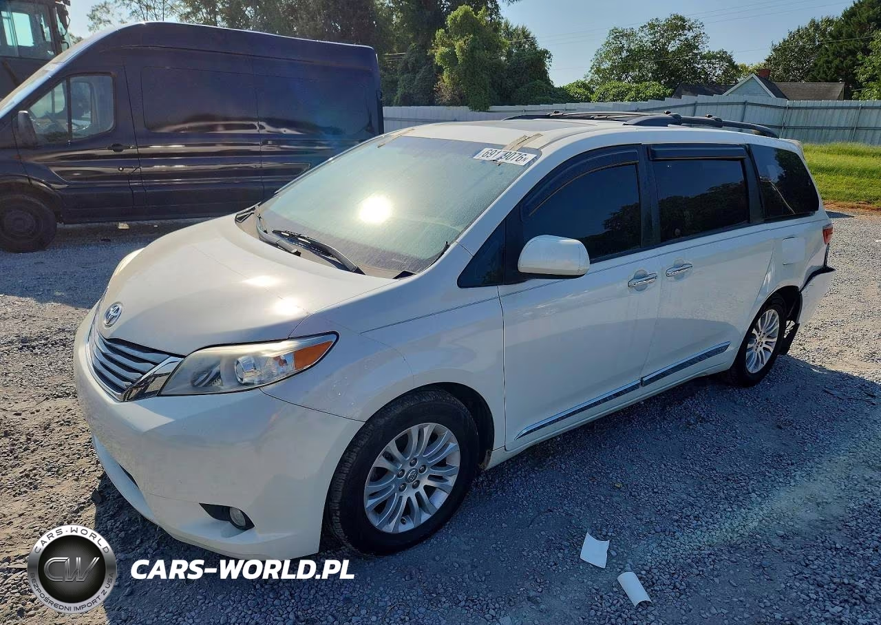 2017 Toyota Sienna Ltd VIN:5TDYZ3DC6H845376 - 1