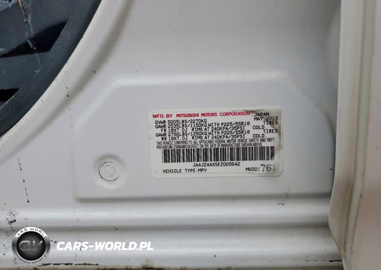 2014 Mitsubishi Outlander Gt VIN:JA4JZ4AX5EZ005642 - 13