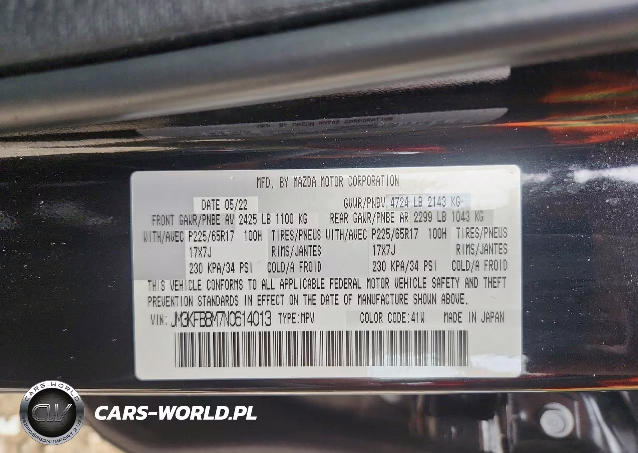 2022 Mazda Cx-5 Select VIN:JM3KFBBM7N0614013 - 13
