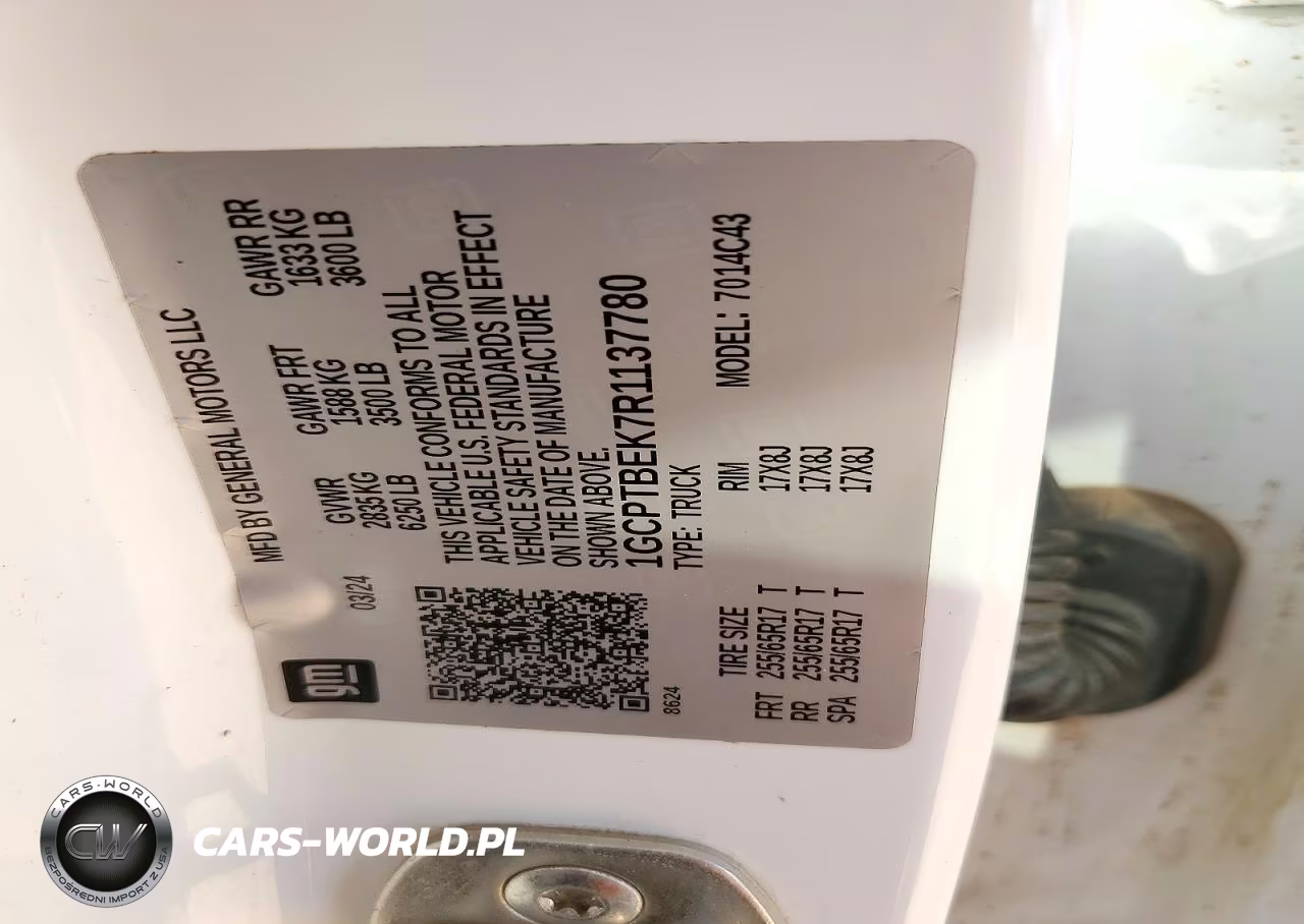 2024 Chevrolet Colorado VIN:1GCPTBEK7R1137780 - 12